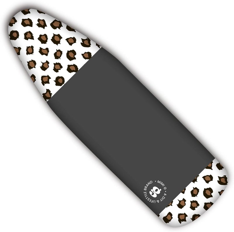 Oliso Ironing Board Cover – 100% Cotton with Professional Felt Pad, Fits Standard 54" x 15" Boards – Secure Fit with Wide Elastic Edge & Adjustable Straps – Mimi G - Image 1